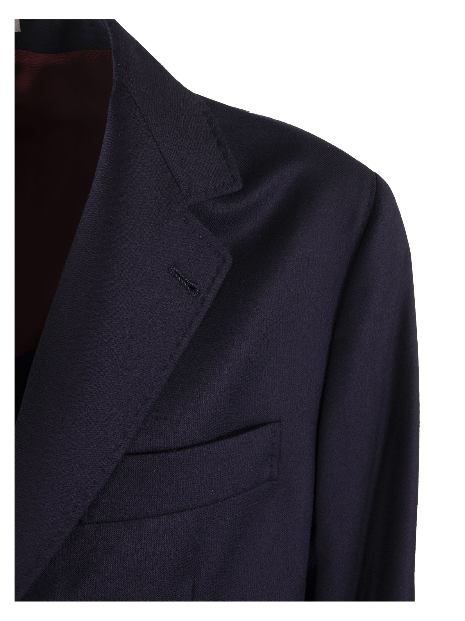 Single-breasted Jacket Deconstructed Virgin Wool Jacket