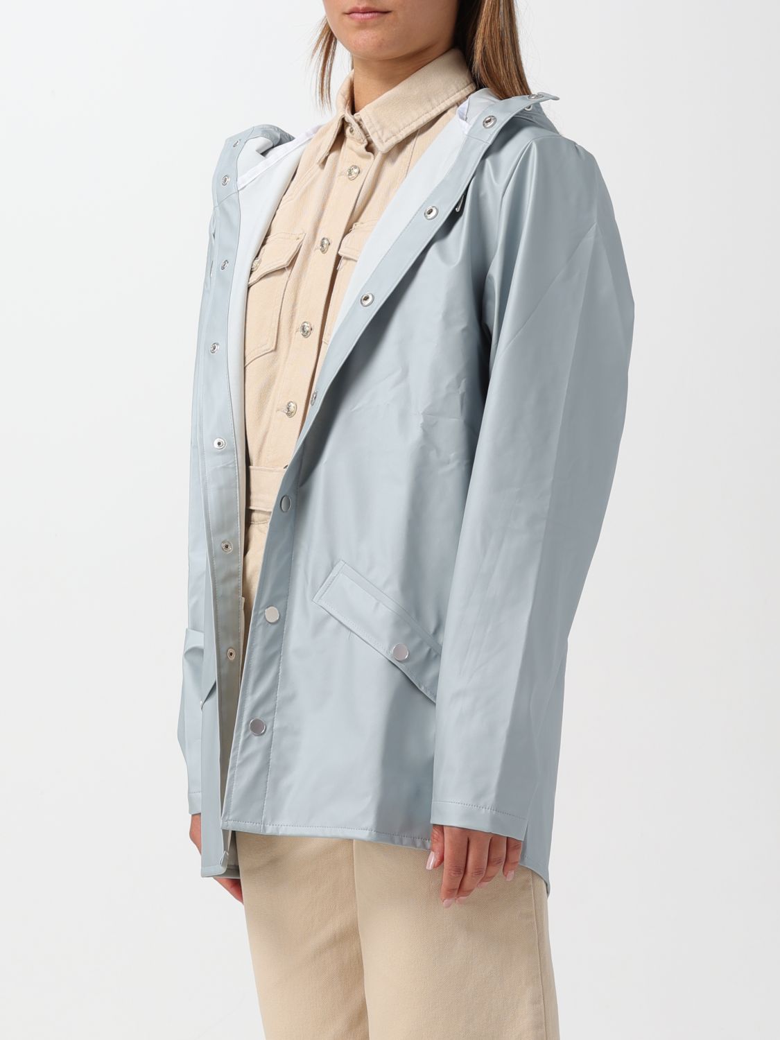Jacket Woman color Gnawed Blue