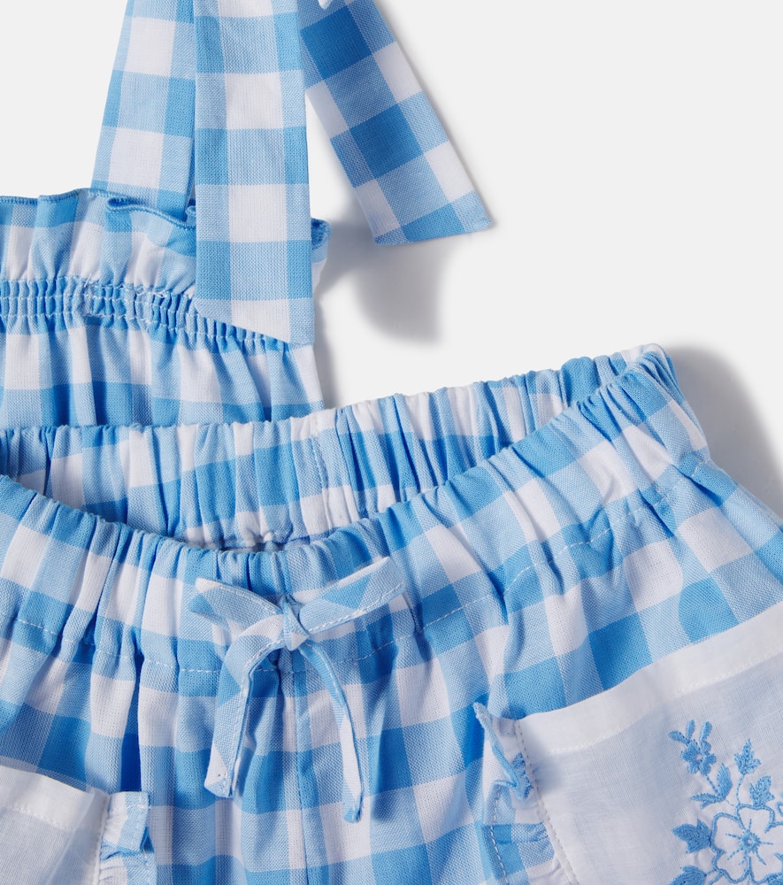 Viola cotton top and shorts set