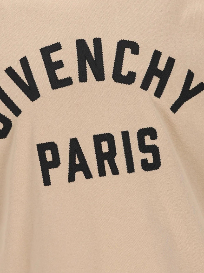 Paris Embroidery Cotton T-Shirt