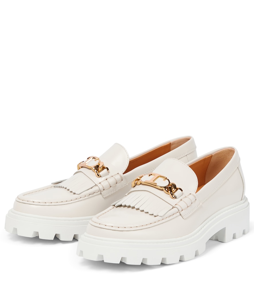 Tod's Fringed leather loafers