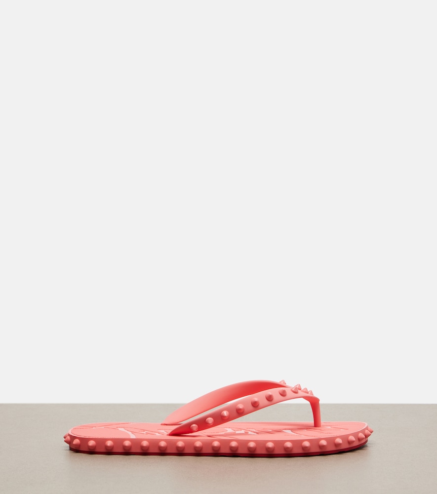 Super Loubi Flip spiked thong sandals