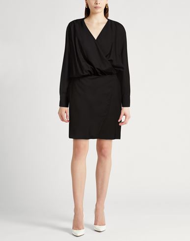 Woman Midi dress Black Size 6 Virgin Wool