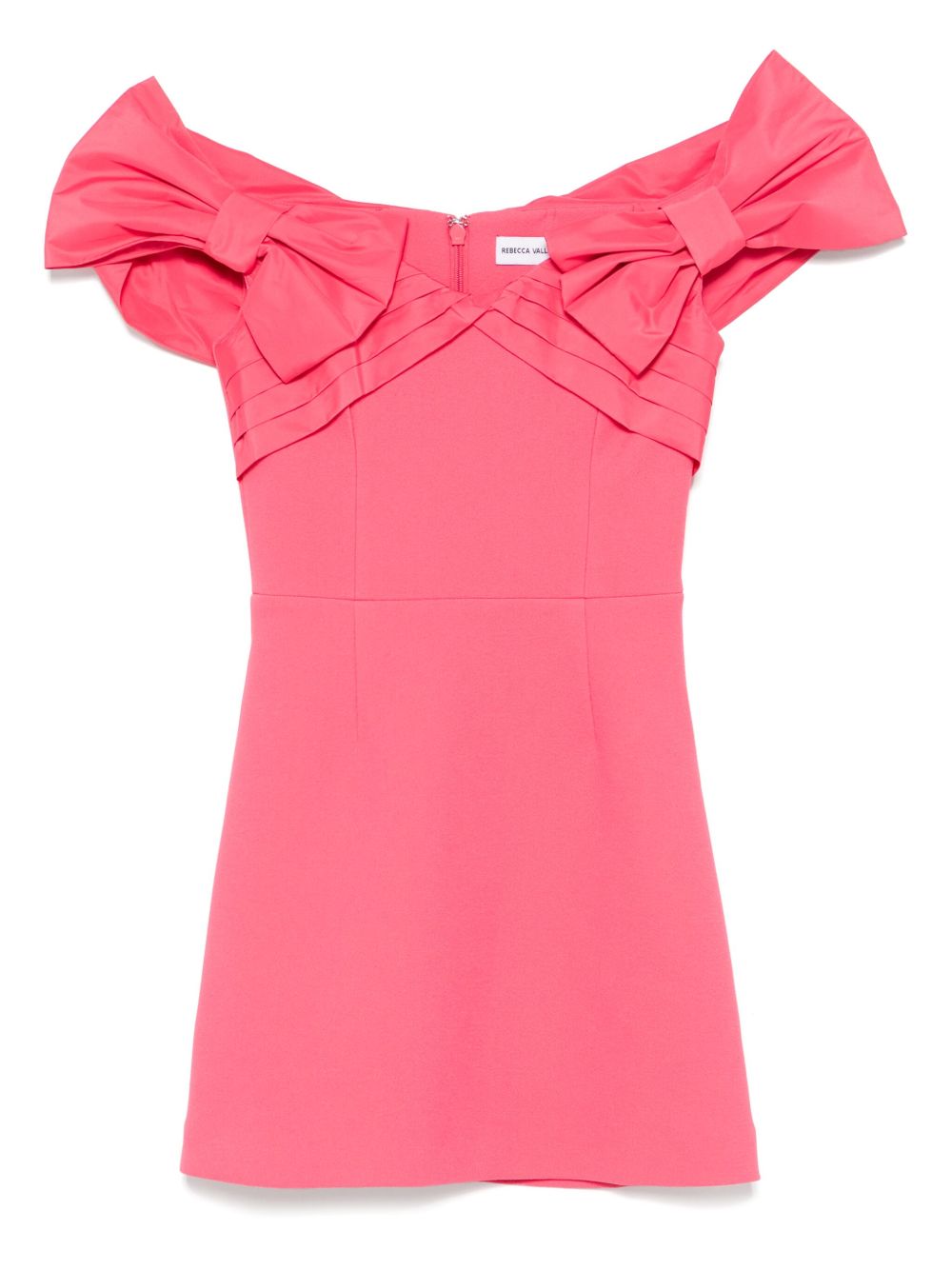 Rebecca Vallance bow-detail dress - Pink