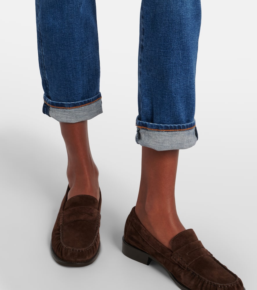 Kimmie Straight mid-rise slim jeans