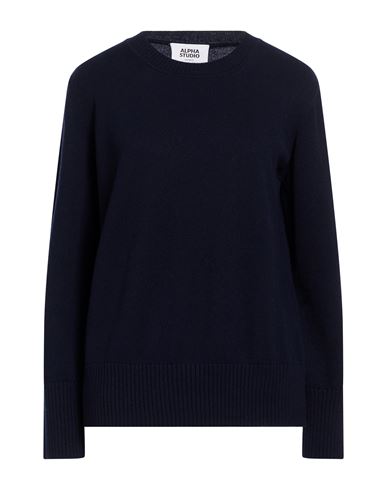 Woman Sweater Midnight blue Size 10 Cashmere