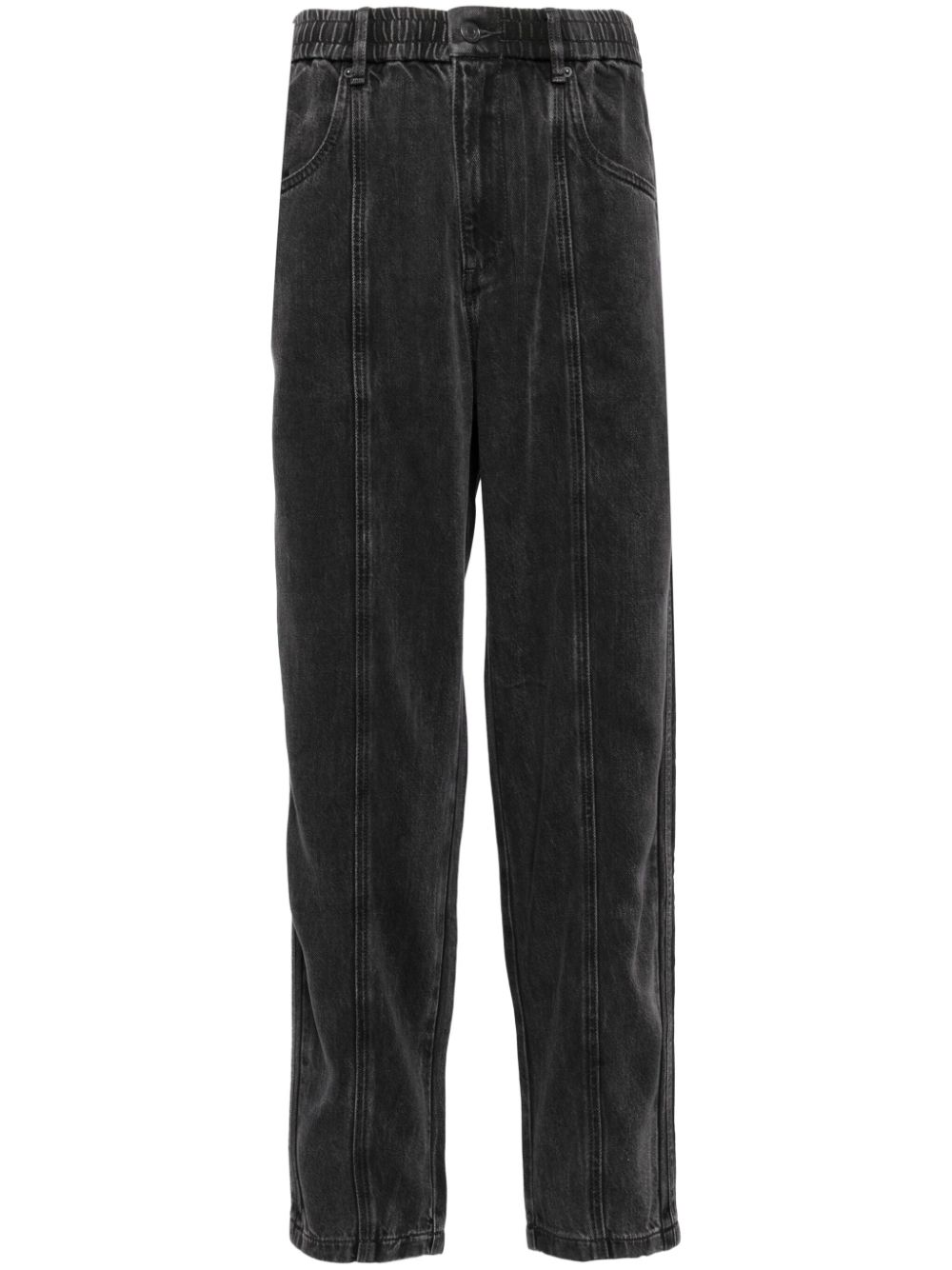 Black denim pants