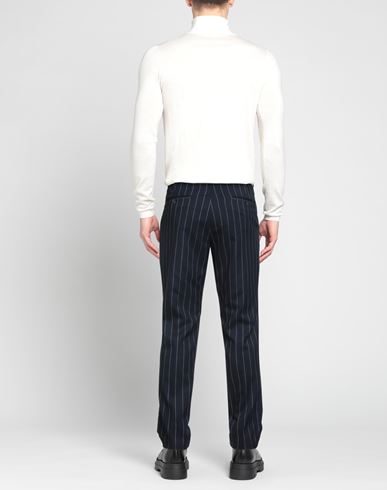 Man Pants Navy Size 40 Polyester, Viscose, Elastane