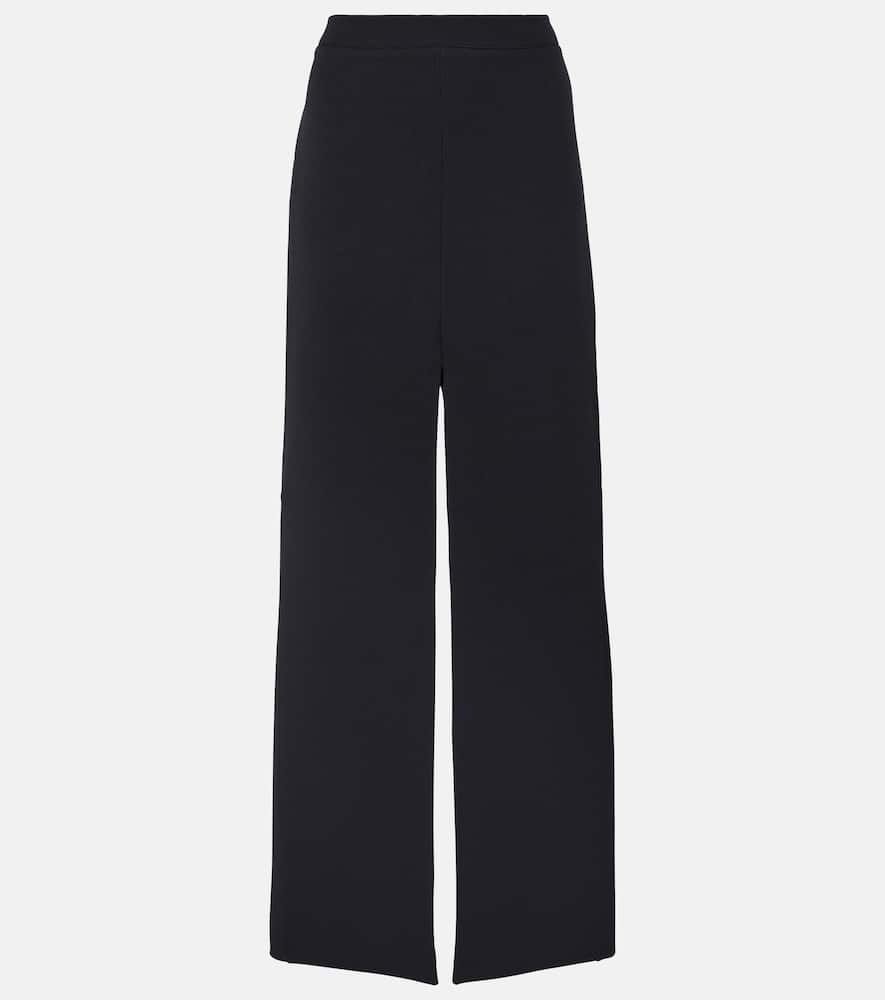Elowen high-rise crêpe maxi skirt