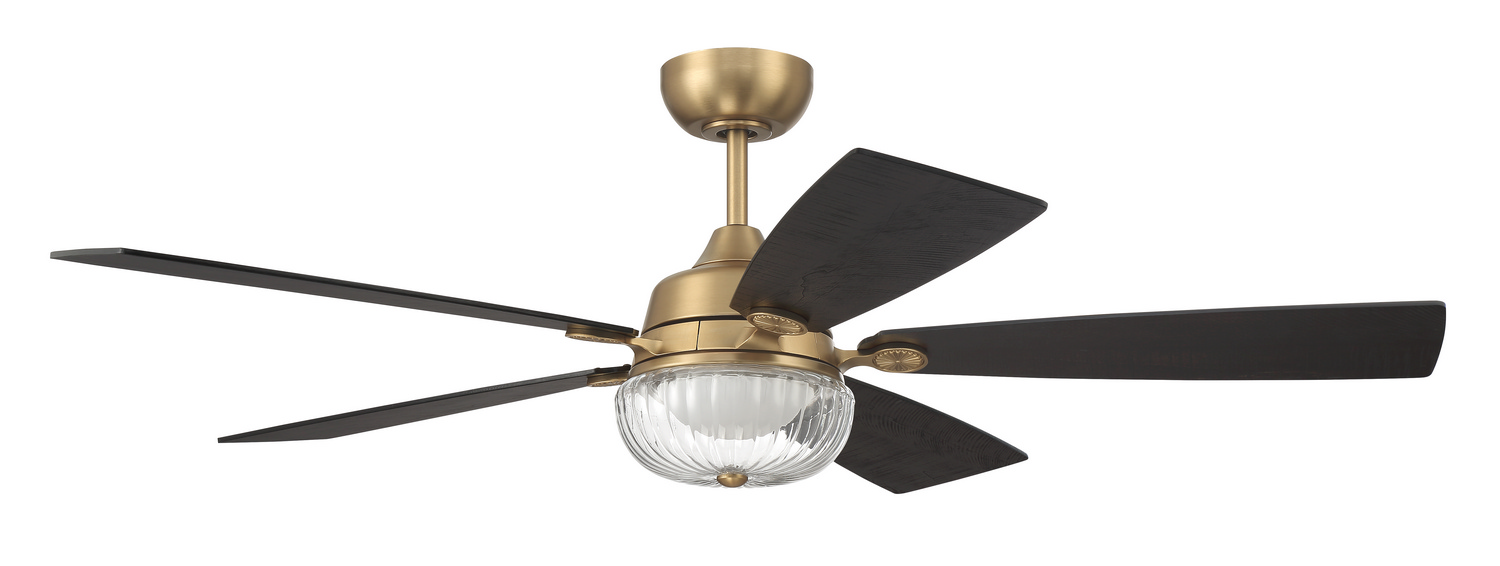 Satin Brass 52" Ceiling Fan from the Chandler no Wifi Collection