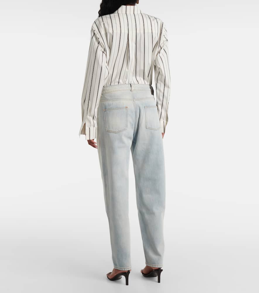 Kobe mid-rise tapered jeans