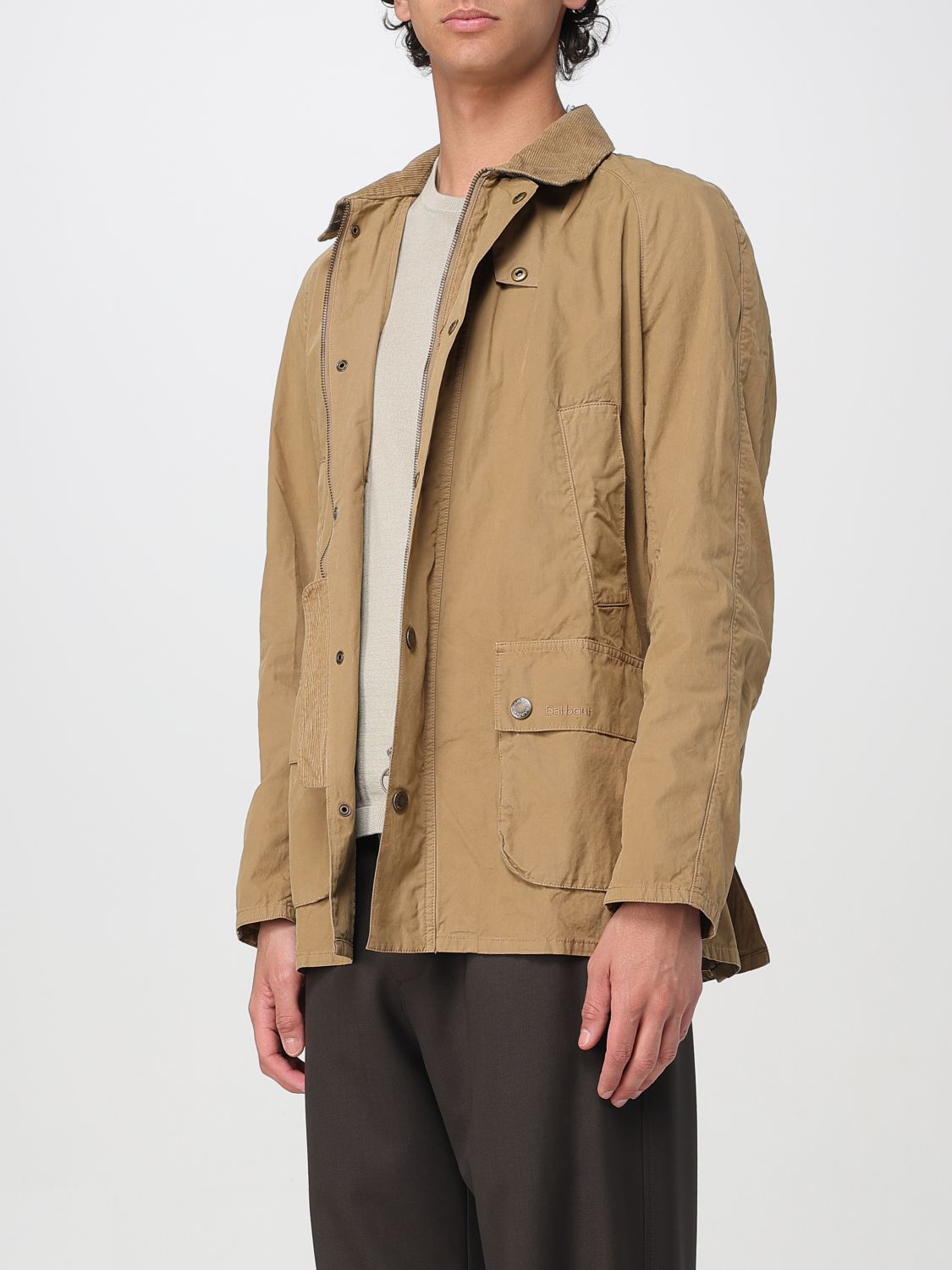 Jacket BARBOUR Men color Dove Grey