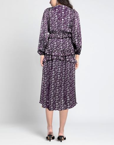 Woman Midi dress Dark purple