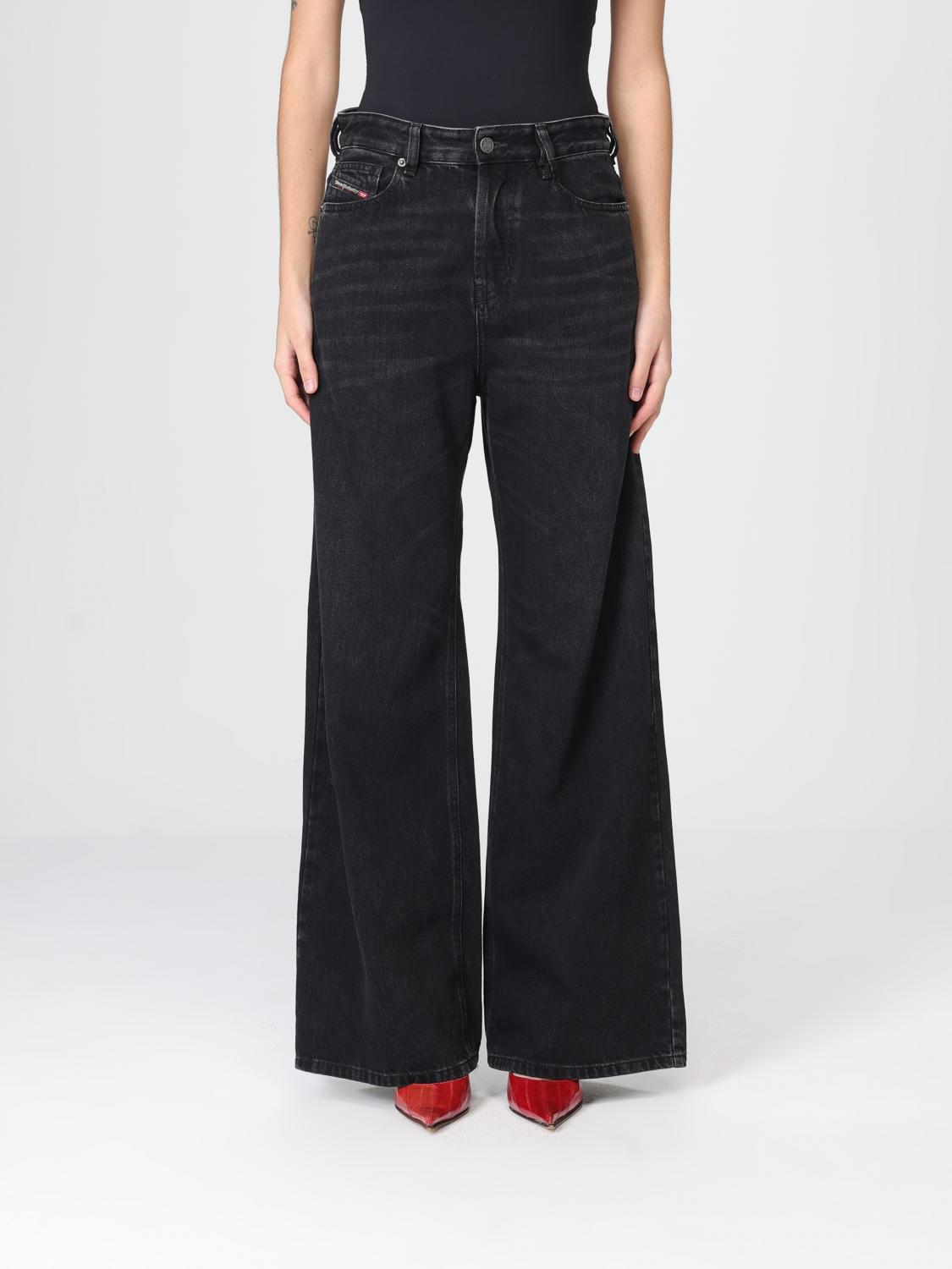 Jeans Woman color Black