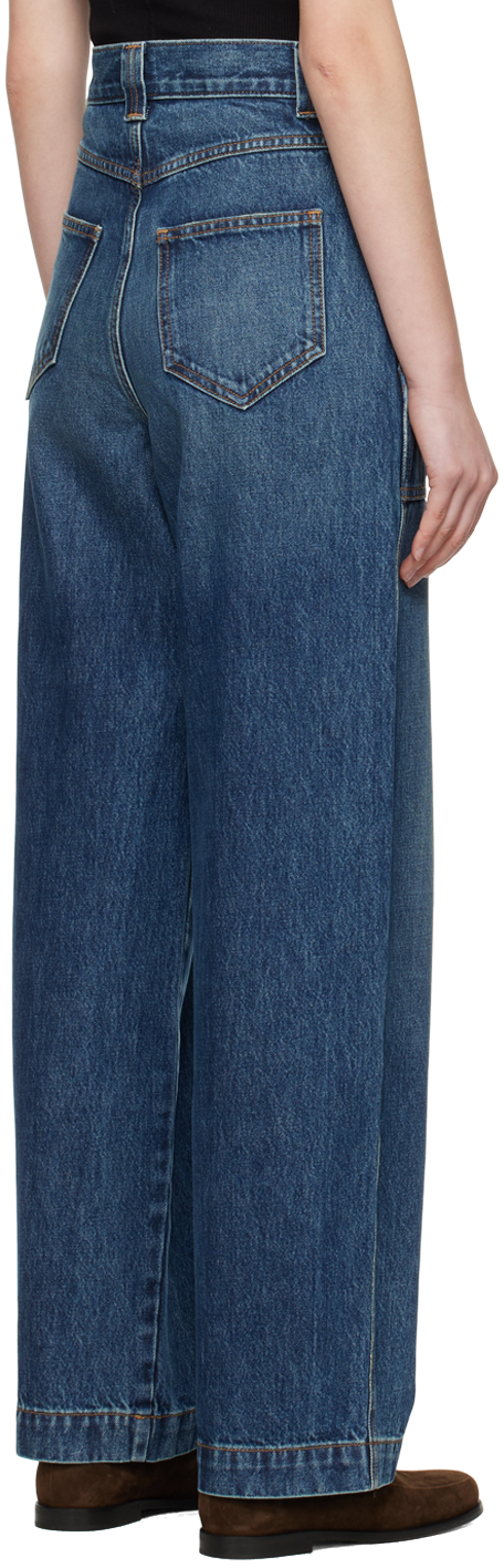 KHAITE Blue 'The Hewitt' Jeans