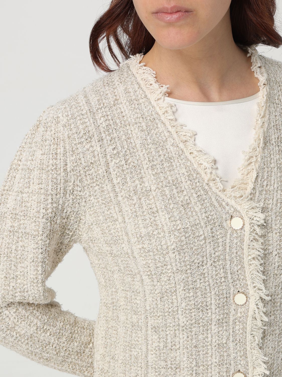 Tweed lurex jacket - Neutrals