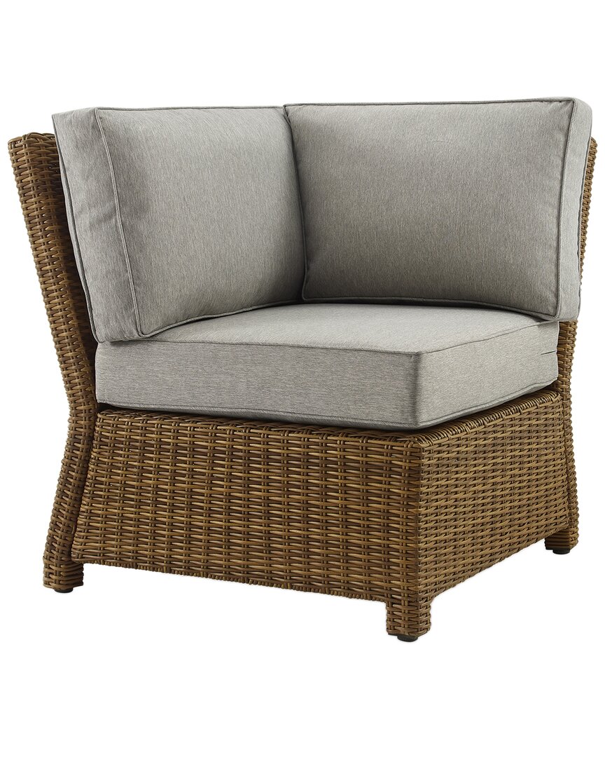 Furniture Bradenton Outdoor Wicker Sectional Corner Chair
