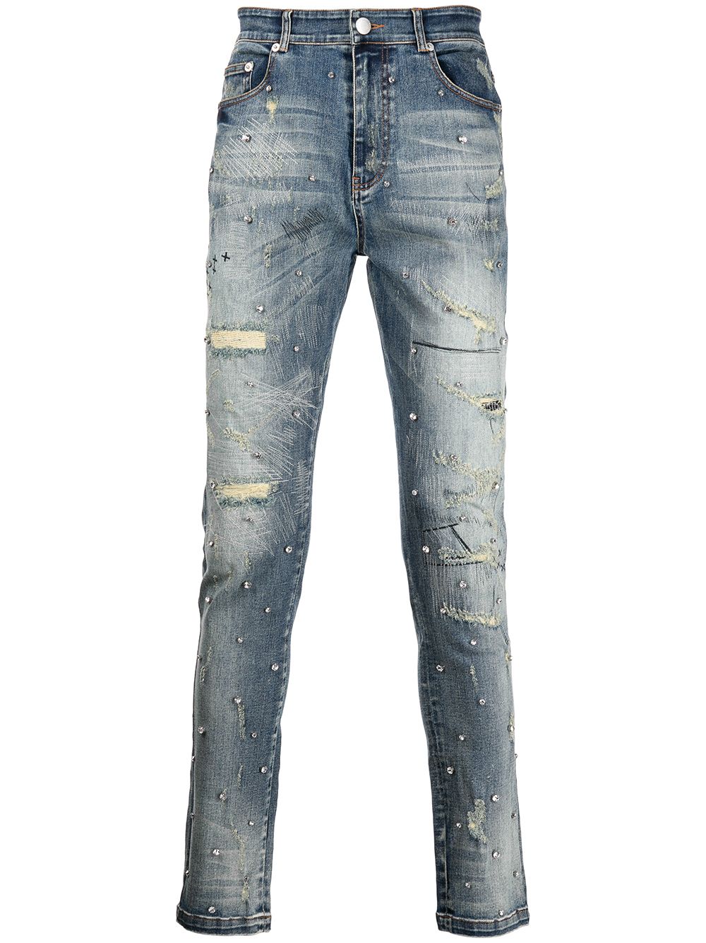 Shadow ripped jeans - Blue
