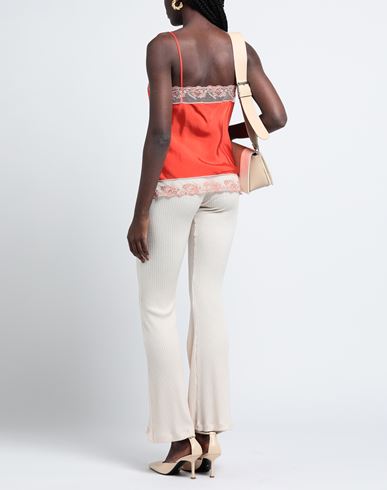 Woman Top Coral Size 2 Viscose, Cupro, Polyester, Polyamide
