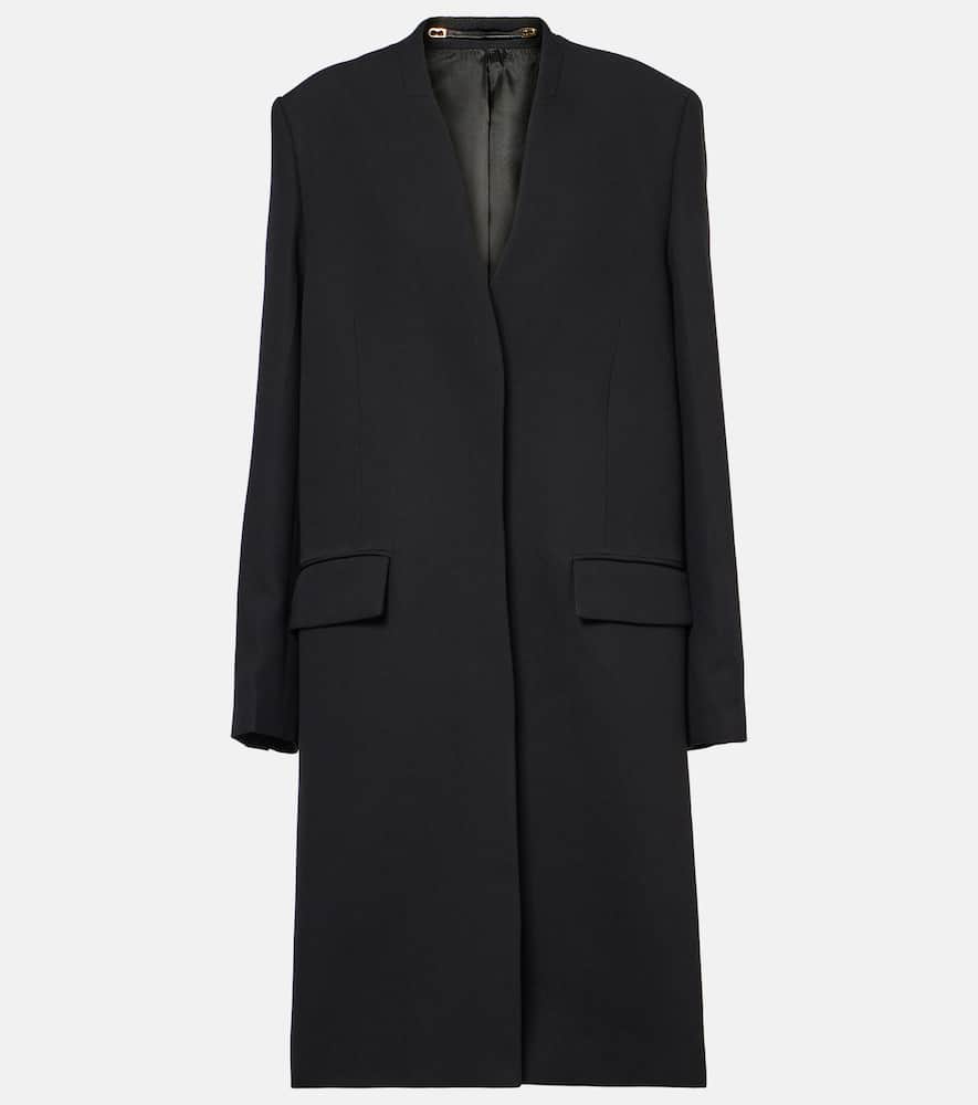 Deep pleated coat