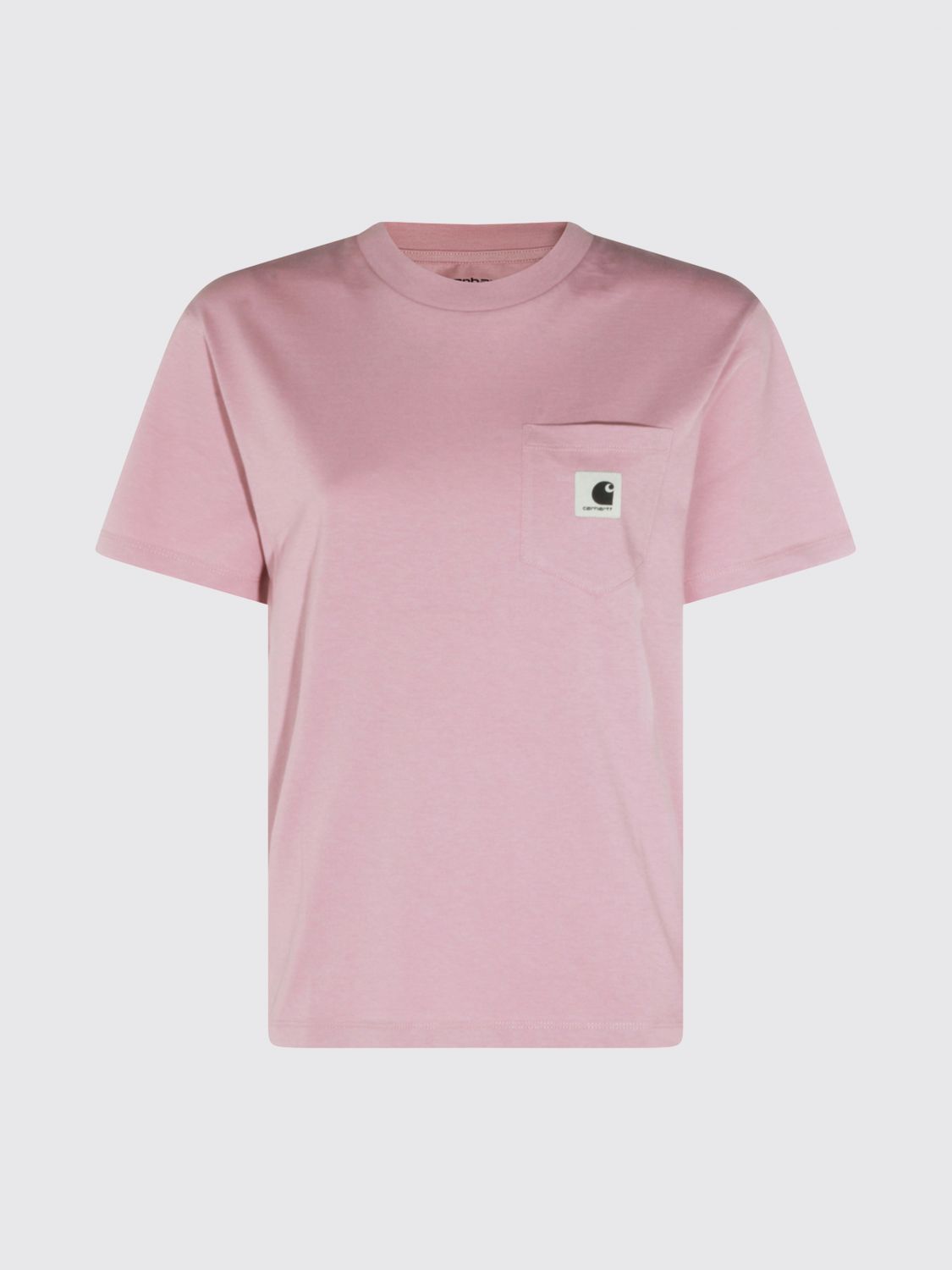 S/S Pocket organic-cotton T-Shirt - Pink