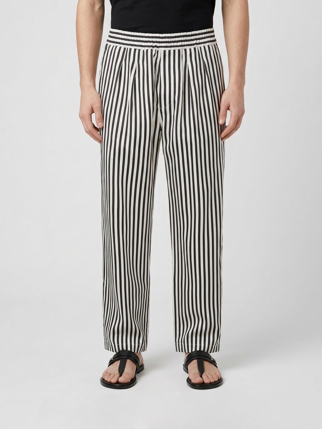 Pants Men color Black