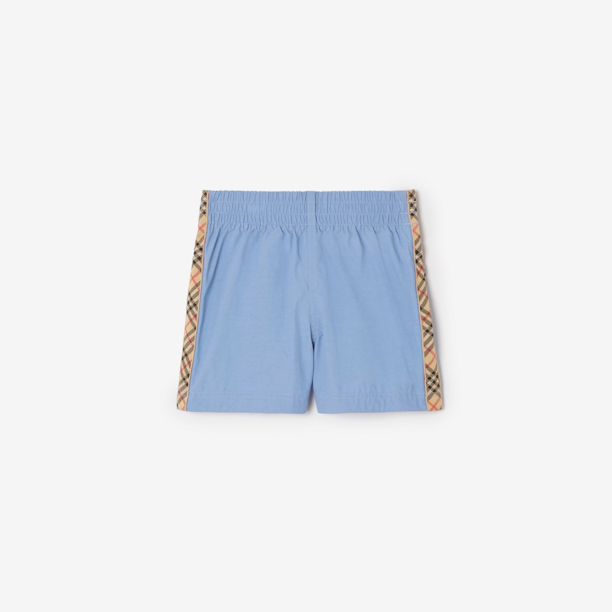 Childrens Check Trim Swim Shorts