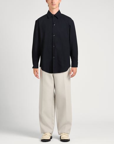 Man Shirt Midnight blue Size S Cotton