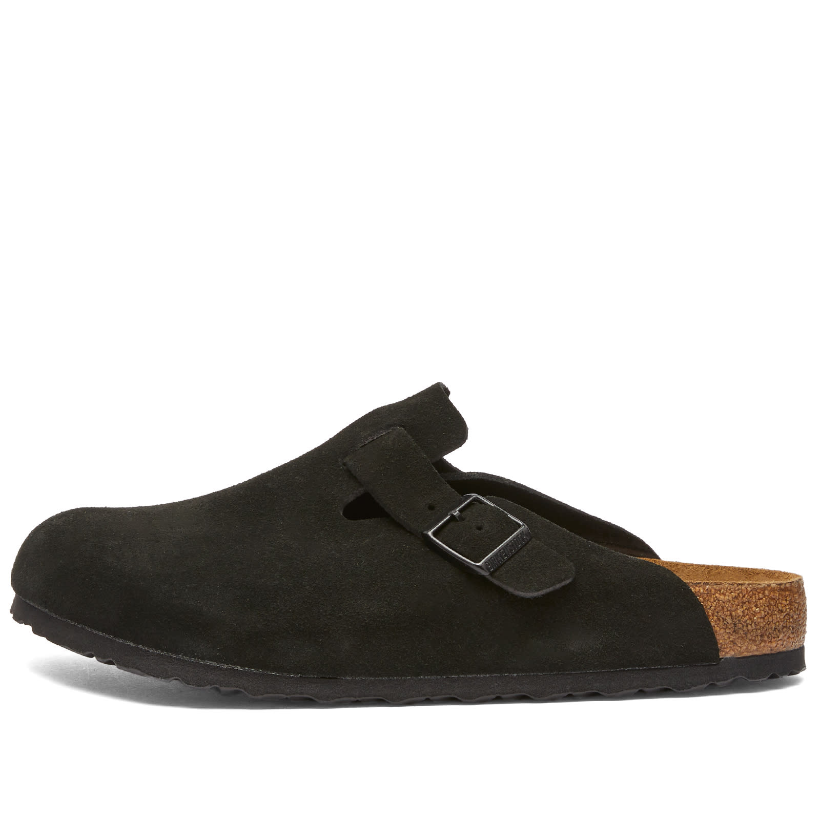 Boston SFB Clog - Black Suede, Size UK 9.5 