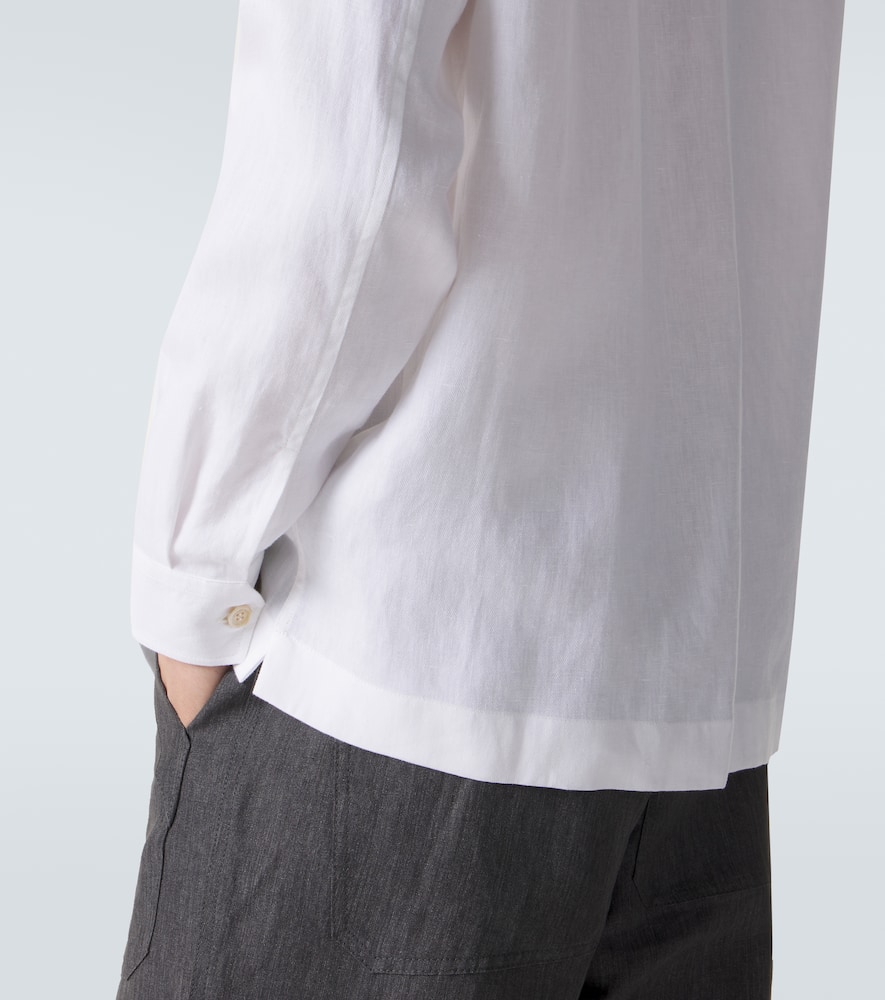 Hemp, linen, and cotton shirt
