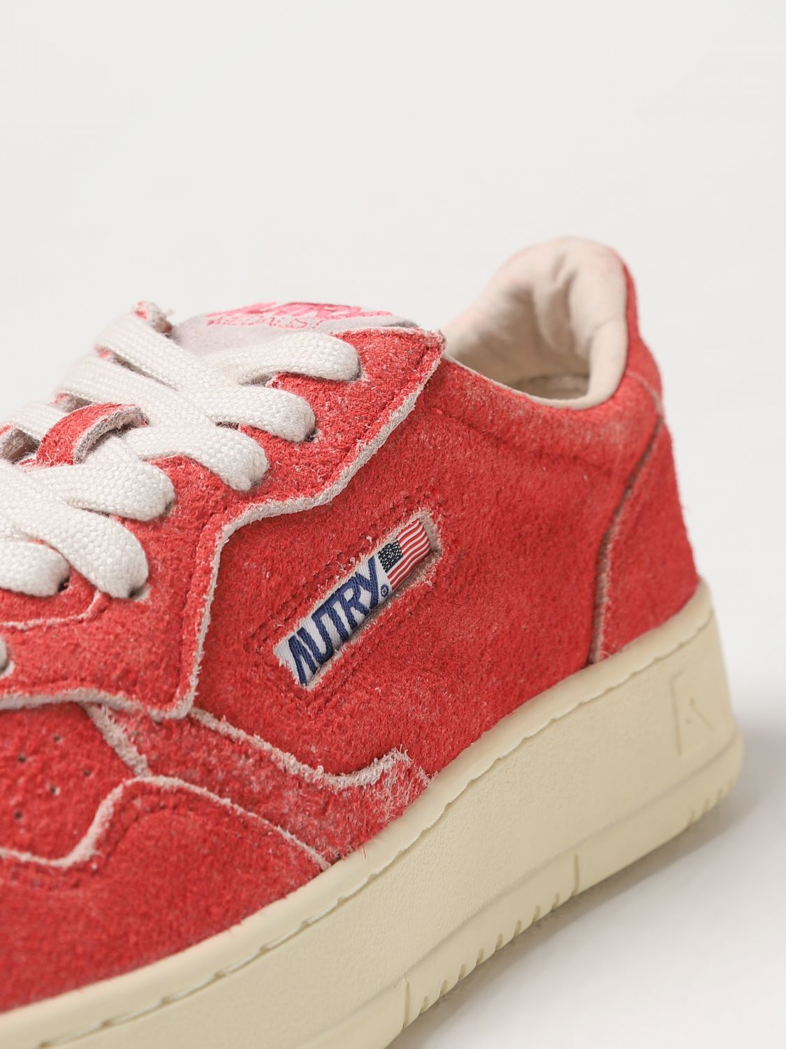 Medalist Low Sneakers In Red Gum Suede