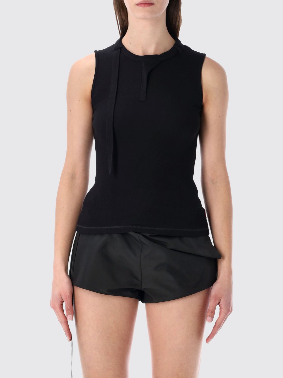 Top Woman color Black
