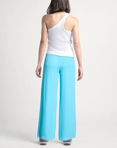 Woman Pants Turquoise Size 10 Polyester