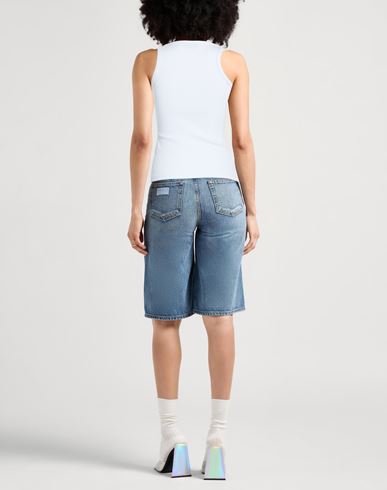 Woman Tank top White Size S Cotton, Elastane