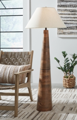 Danset Floor Lamp, Brown