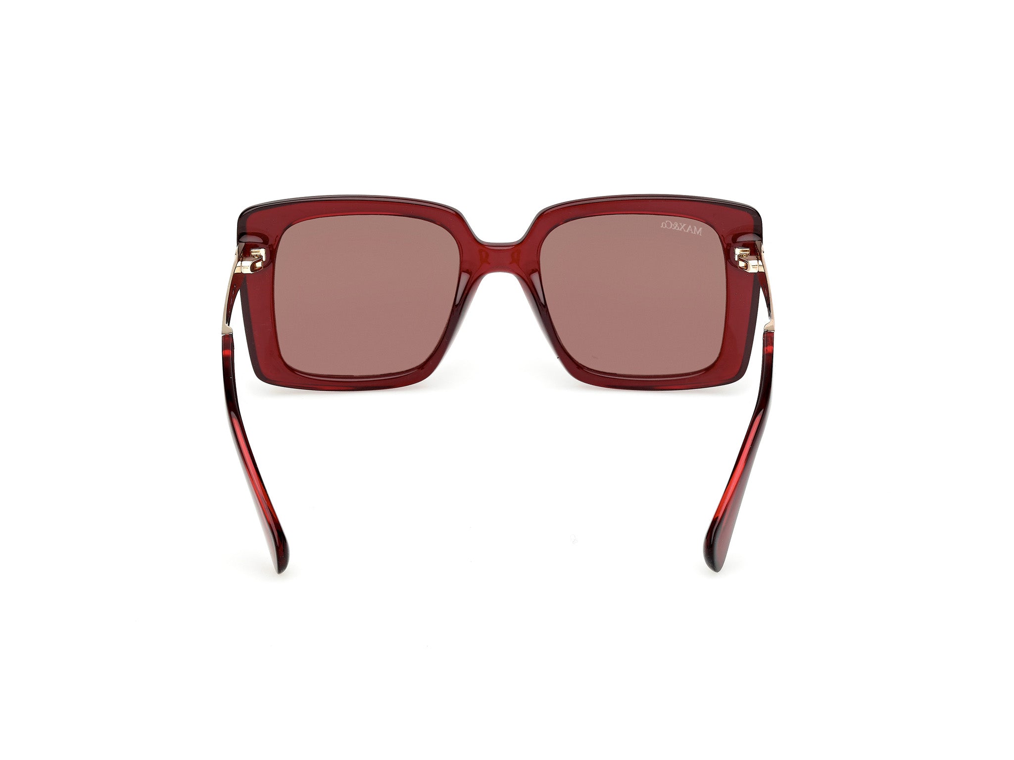 MAX&Co Mujer MAX&Co MO0134 66E Gafas de sol Inyectado Rojo Marrón Cuadrada Norma