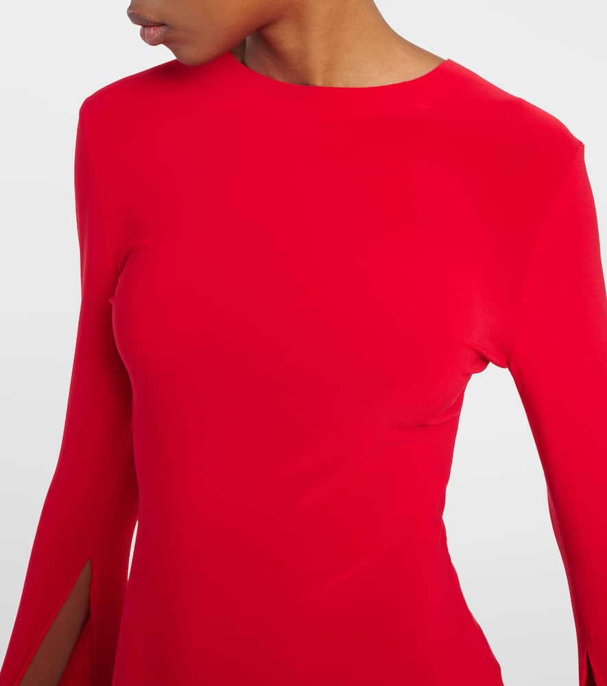 Norma Kamali Draped jersey gown