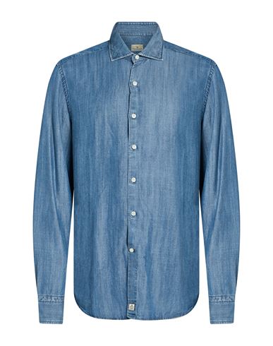 Man Denim shirt Blue Size 15 Lyocell