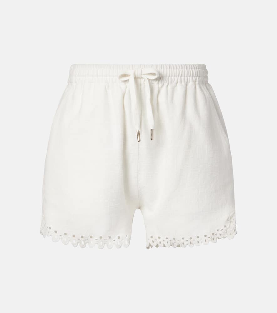 Balyme embroidered cotton shorts