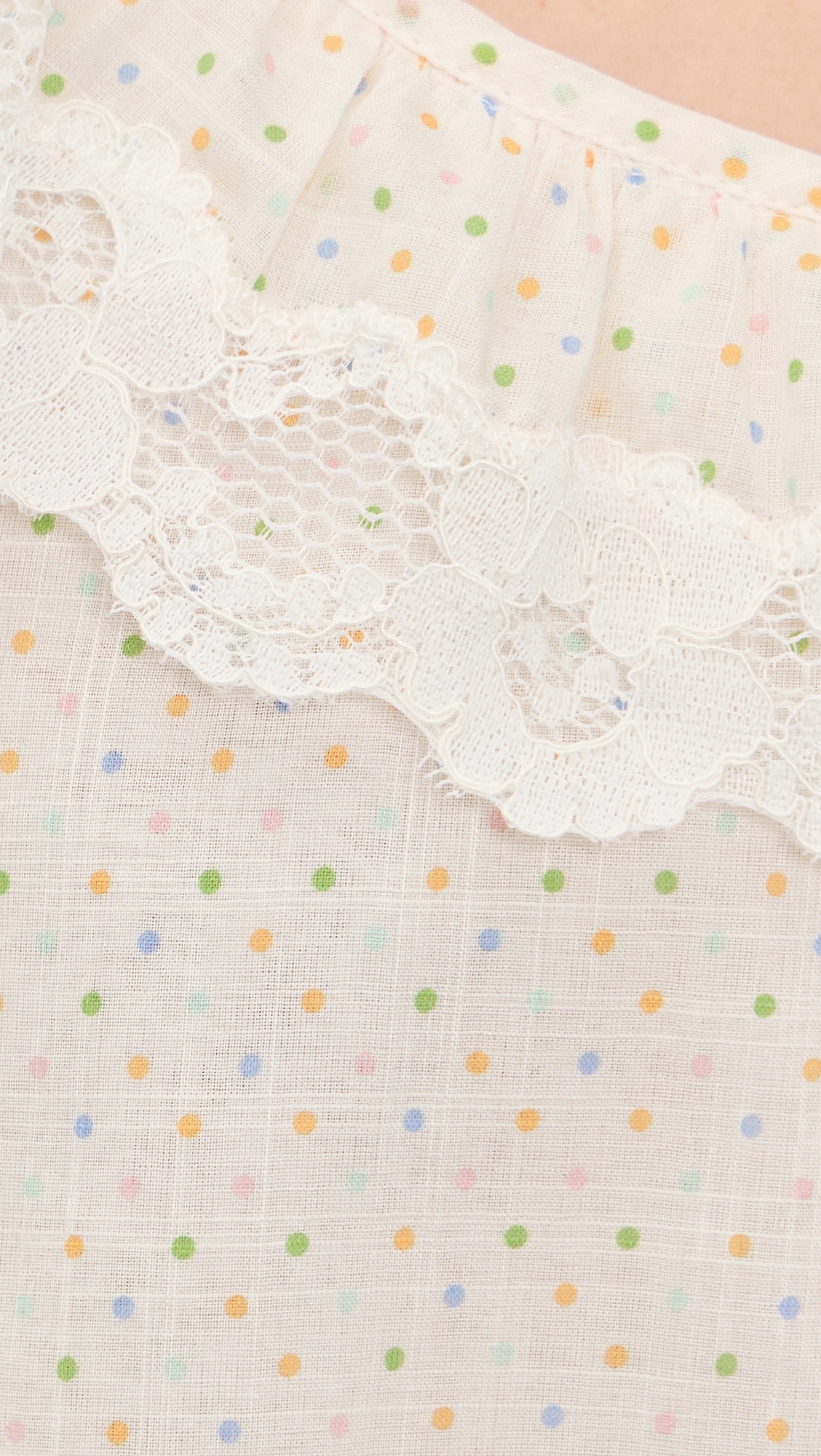 Tilly Shift Dress Rainbow Polka Dot