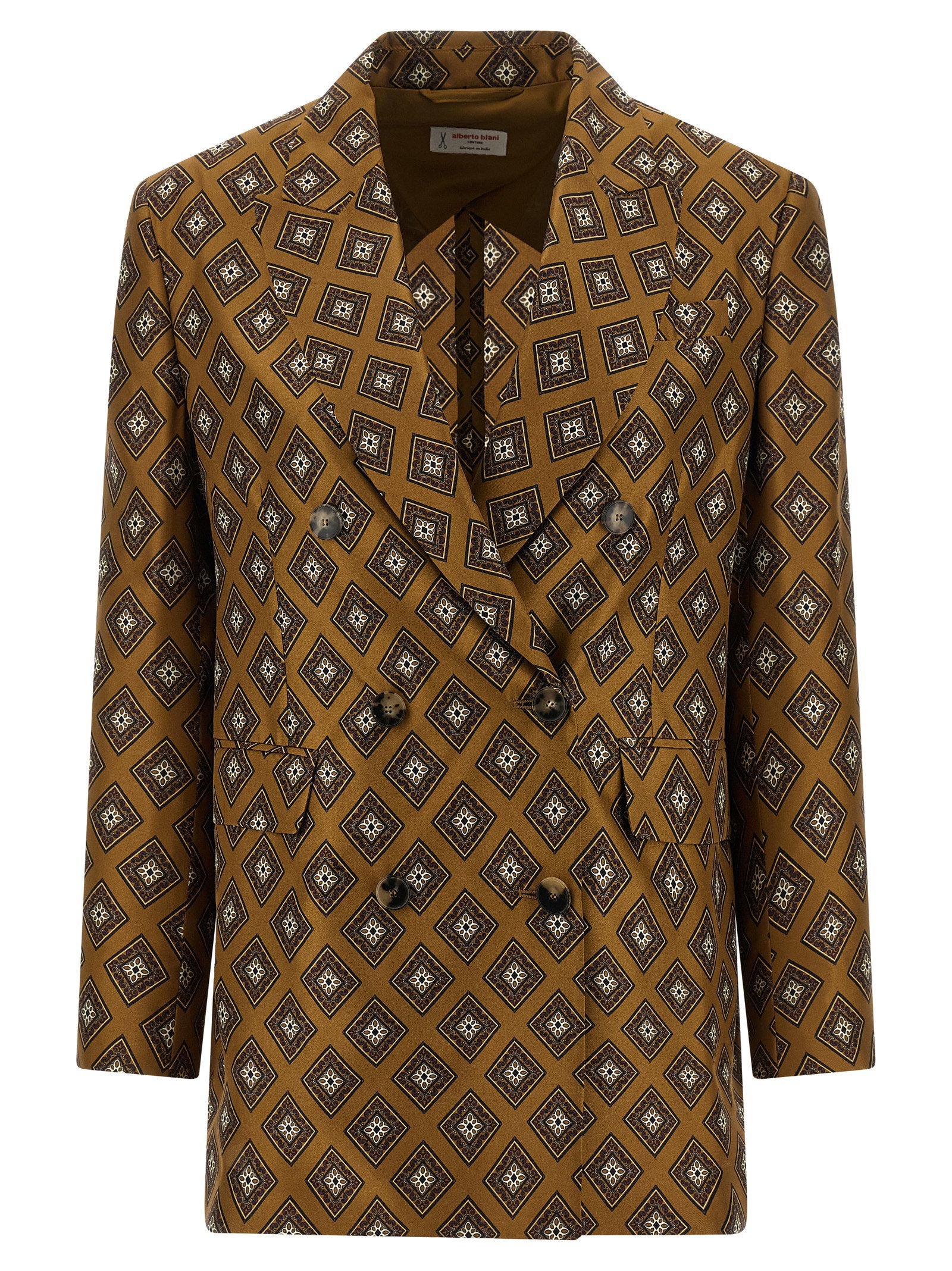 Tie-print Blazer