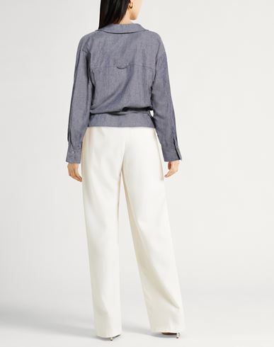 Woman Top Grey Size M Viscose, Linen, Polyamide