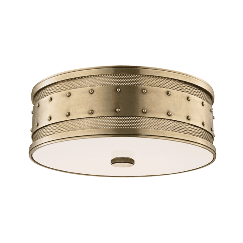 Gaines 3-Light Ceiling Light in Aged Bra