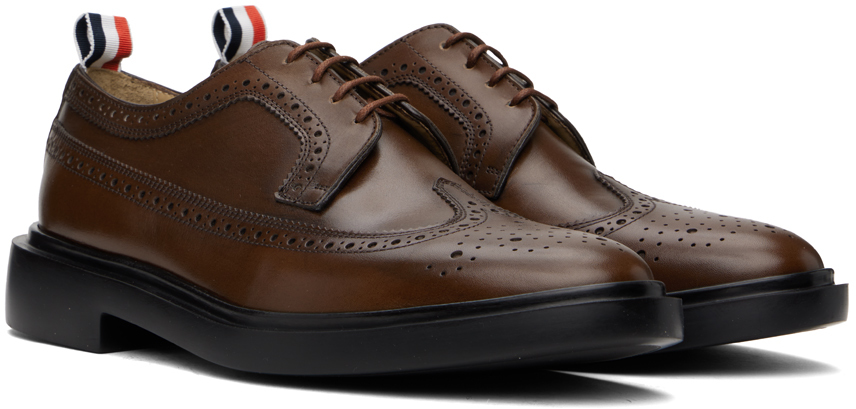 Thom Browne Brown Classic Longwing Brogues