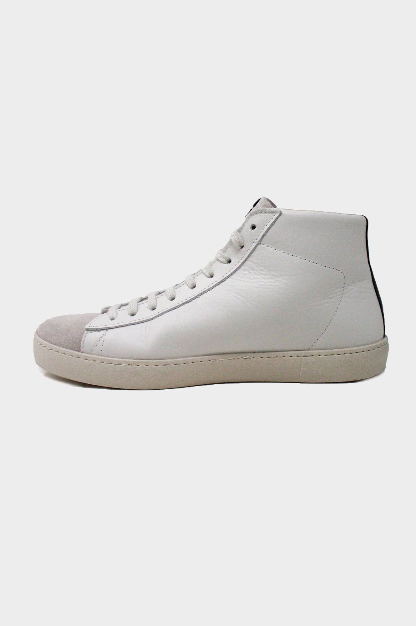 Berlin High Top Trainers | White