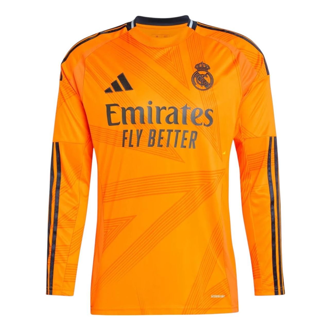 Real Madrid CF 24/25 Long Sleeve Away Jersey 'Orange'