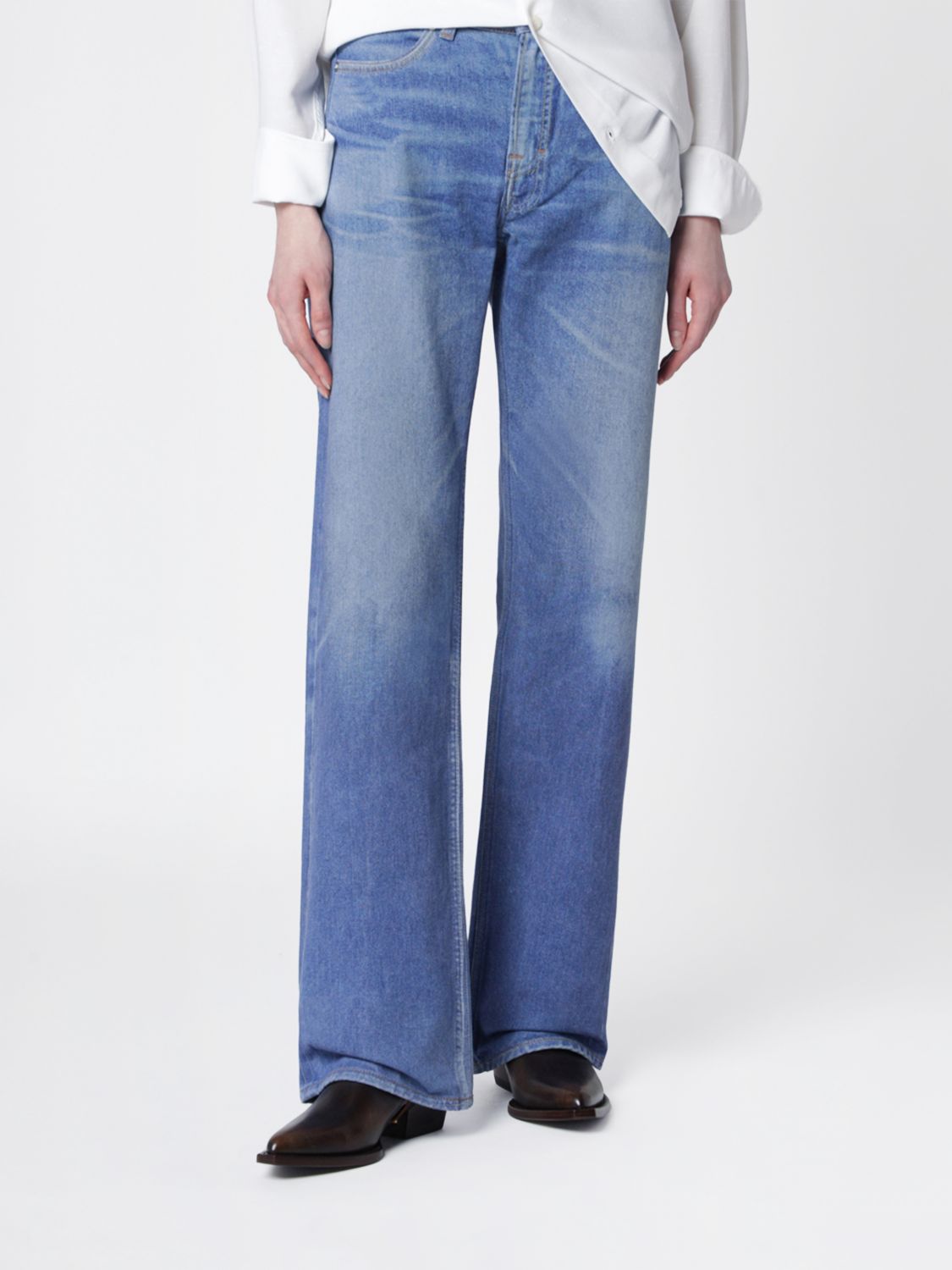 Jeans Woman color Denim