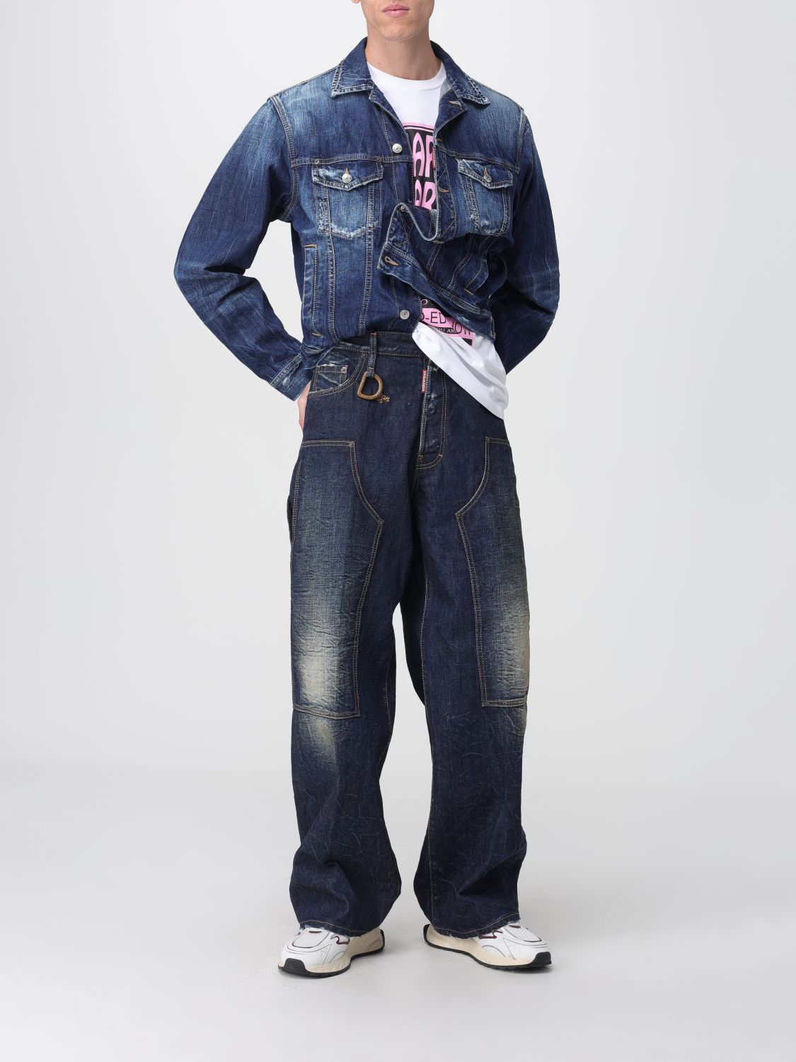 Jeans Men color Blue