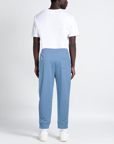 Heritage Man Pants Light blue Size 34 Cotton, Elastane