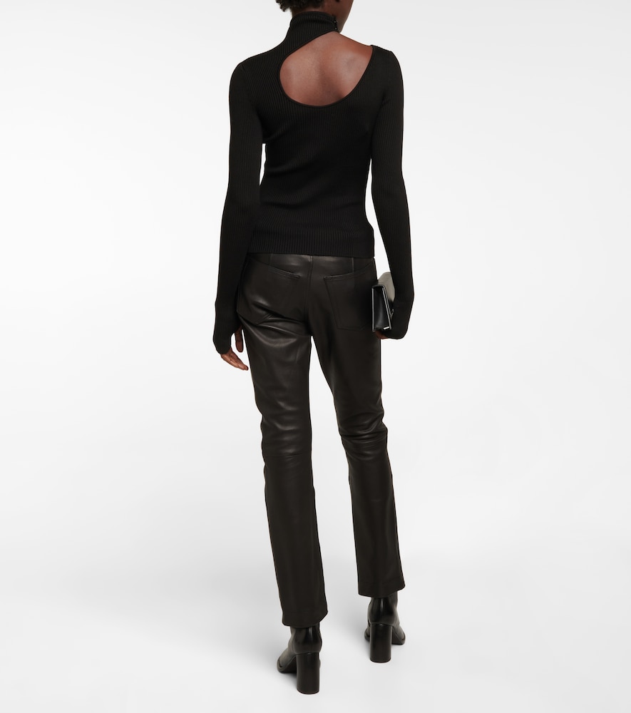 Fiz cutout silk top